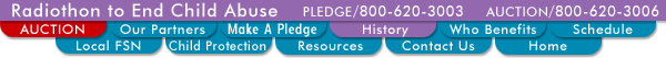 Radiothon to End Child Abuse - Main Menu