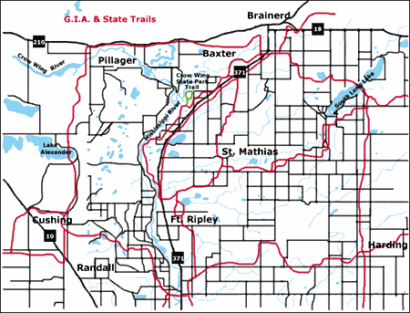 Fort Ripley Area Snowmobile Trails