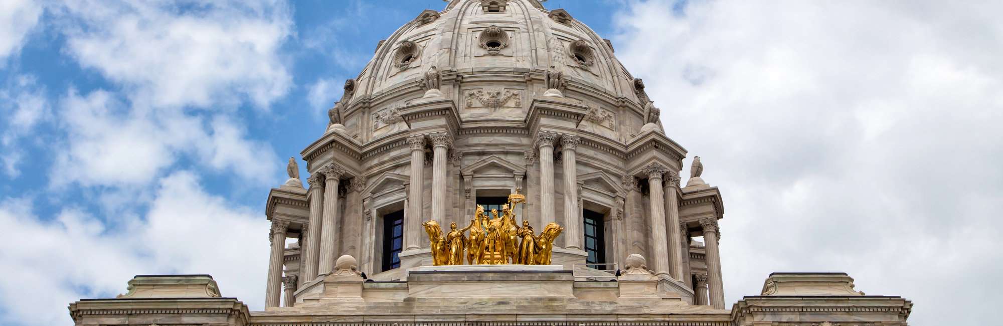 Minnesota State Capitol Building in St. Paul, Minnesota USA